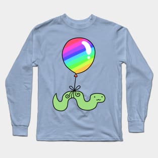 Rainbow Balloon Snake Long Sleeve T-Shirt